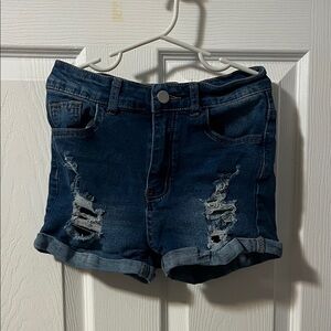 Dark Wash Jean Shorts